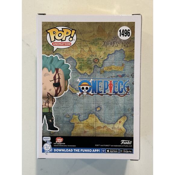 Funko Pop! One Piece Roronoa Zoro #1496 Hot Topic Exclusive #4 - Picture 5 of 8
